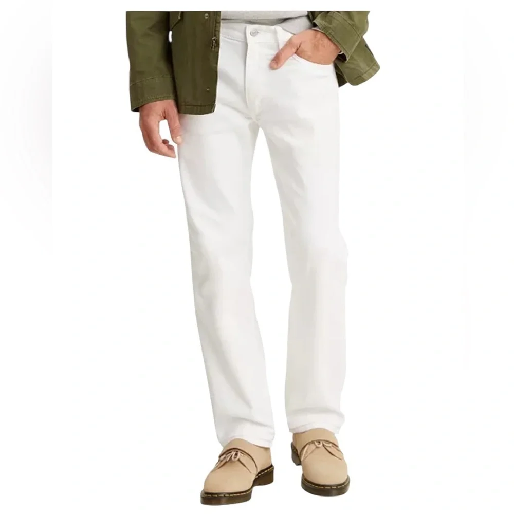 NWT Levi’s 514 Straight Flex Jeans White 29x32